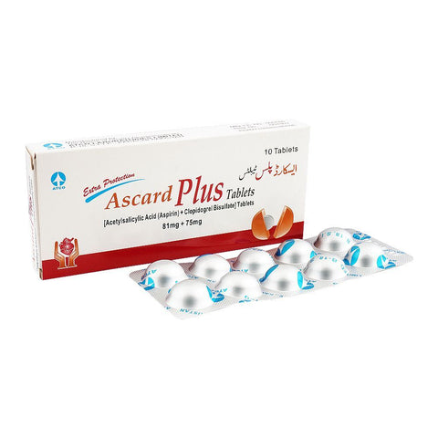 Ascard Plus Tablets 75/75mg