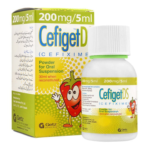 Cefiget Ds 30ml Suspension 200mg/5ml