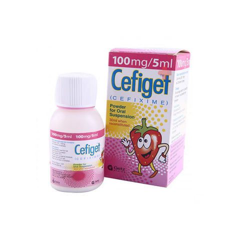 Cefiget 30ml Suspension 100mg/5ml