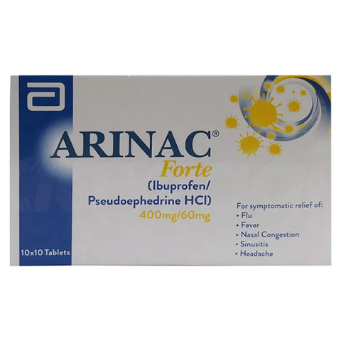 Arinac Forte Tablets 400mg/60mg