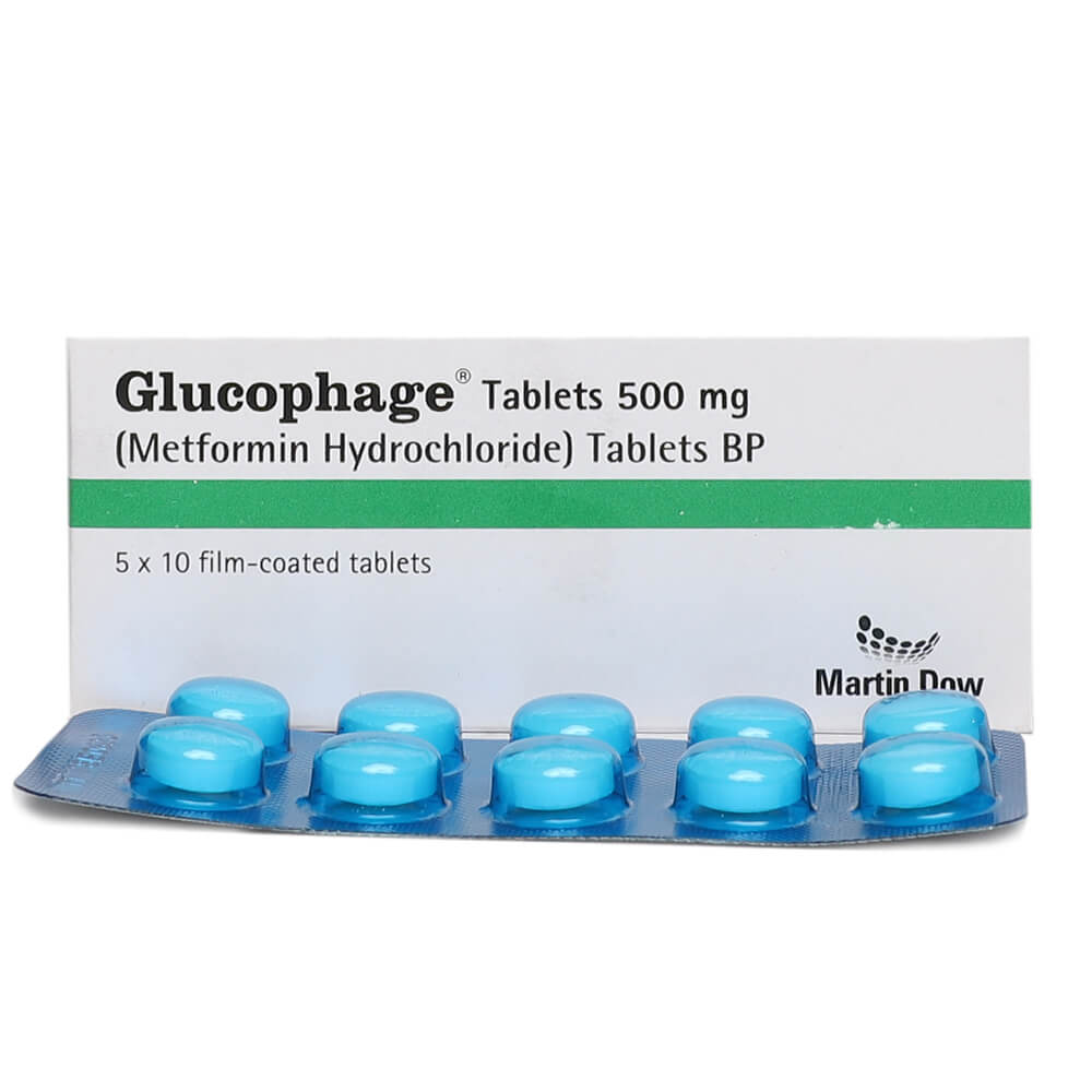 Glucophage Tablets 500mg | Buy Online via Marham Shop
