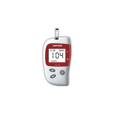 Certeza GL-110 Blood Glucose Monitor With 10 Strips